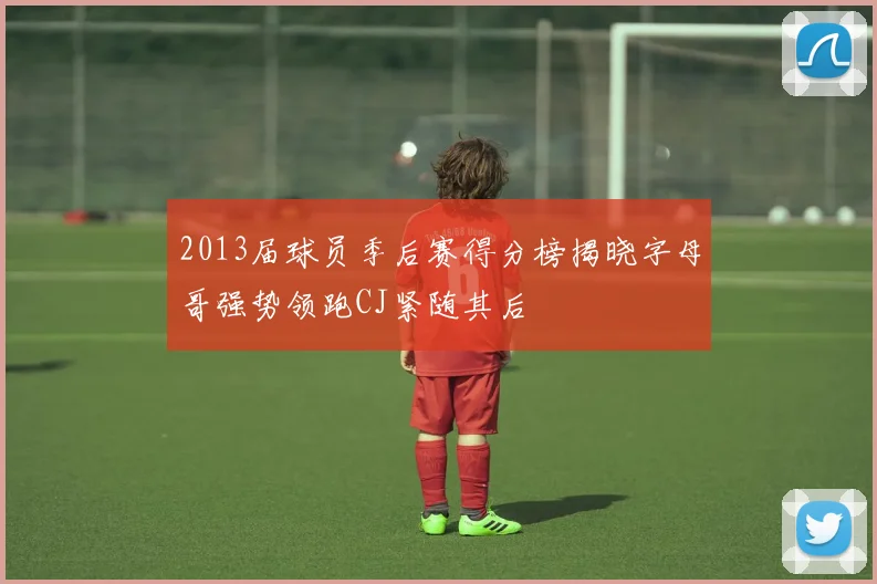 2013届球员季后赛得分榜揭晓字母哥强势领跑CJ紧随其后